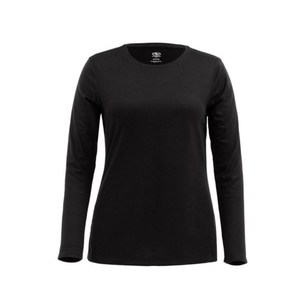 NWT Activewear Long Sleeve Black Tee BRAND NEW Medium